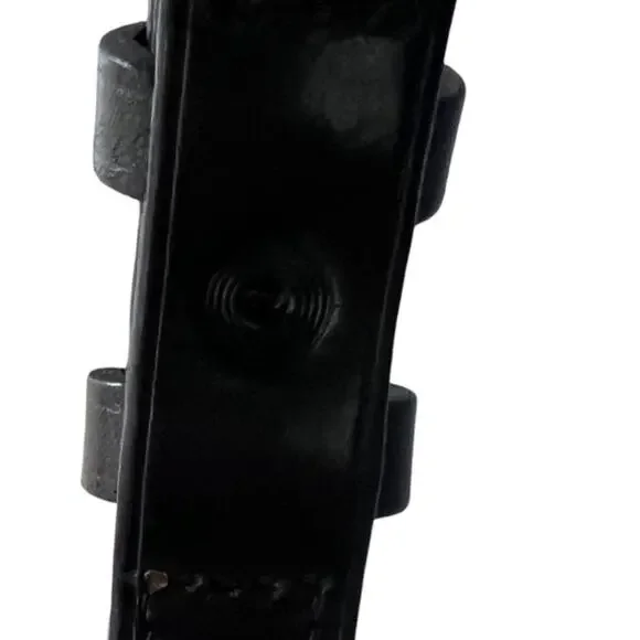 DOONEY & BOURKE Erica Nylon Large Black Shoulder Bag Leather Trim Italy *READ* - Picture 10 of 15